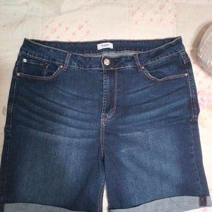 Shorts - Jean cuffed shorts